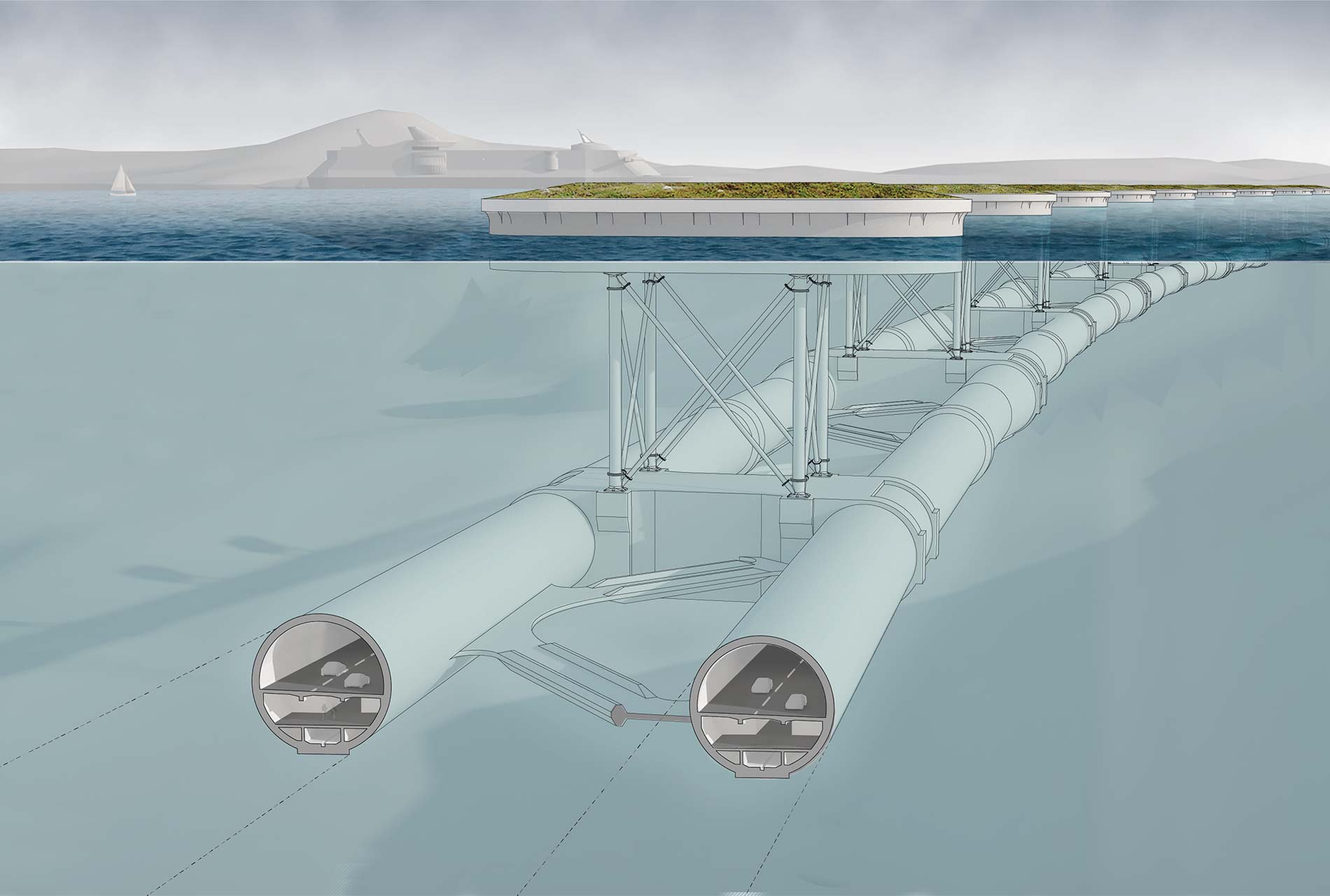 Unterwassertunnel - Röhren