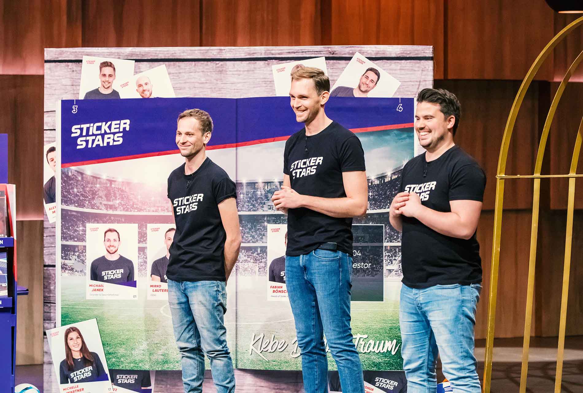 Höhle der Löwen- Stickerstars Auftritt